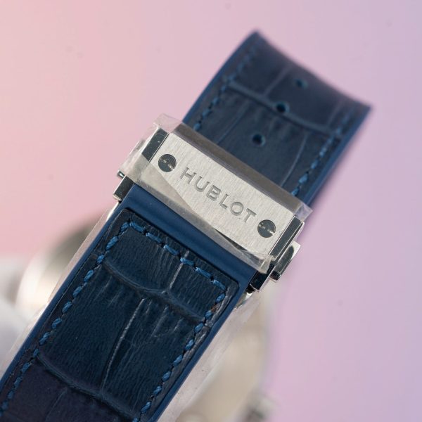 Đồng Hồ Hublot Classic Fusion Độ Full Kim Cương Thiên Nhiên Mặt Xanh Blue 42mm (2)