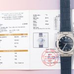 Đồng Hồ Hublot Classic Fusion Độ Full Kim Cương Thiên Nhiên Mặt Xanh Blue 42mm (2)