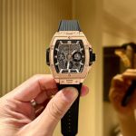 Đồng Hồ Hublot Nam Rep 1:1 Spirit Of Big Bang Chronograph King Gold Màu Đen 42mm