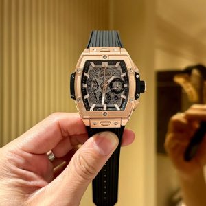 Đồng Hồ Hublot Nam Rep 1:1 Spirit Of Big Bang Chronograph King Gold Màu Đen 42mm