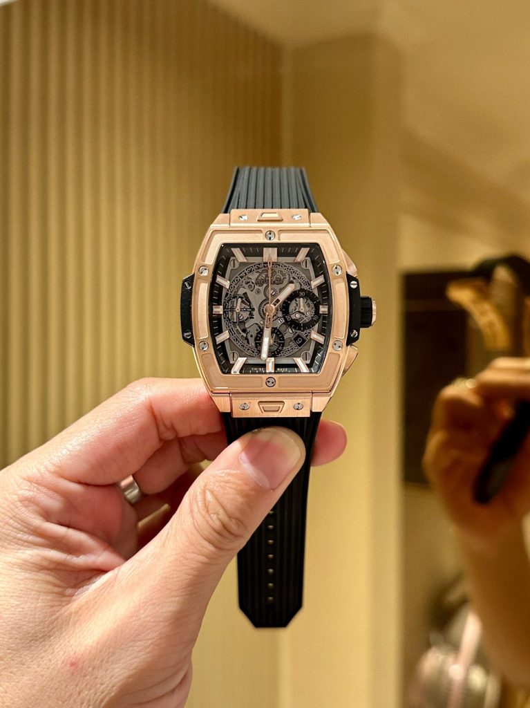 Đồng Hồ Hublot Nam Rep 1:1 Spirit Of Big Bang Chronograph King Gold Màu Đen 42mm