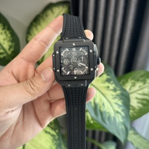 Đồng Hồ Hublot Square Bang Unico Gốm Đen Replica 11 Nhà Máy BBF 42mm (6)