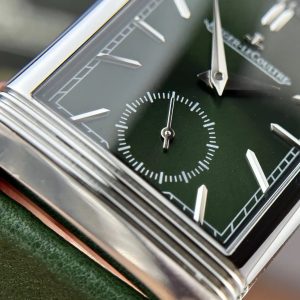 Đồng Hồ Jaeger Lecoultre Replica 1:1 Nam Dây Da Màu Xanh Lá Cây 30x40mm