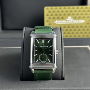 Đồng Hồ Jaeger Lecoultre Replica 11 Nam Dây Da Màu Xanh Lá Cây 30x40mm (7)