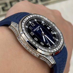 Đồng Hồ Patek Philippe Aquanaut 5168G Nam Dây Cao Su Nhà Máy GR 42mm (9)