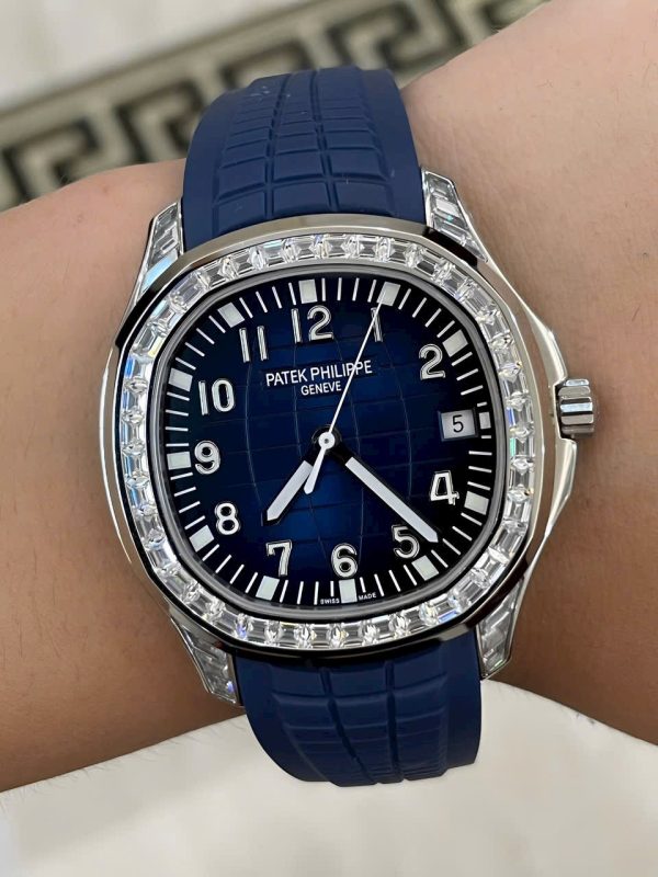 Đồng Hồ Patek Philippe Aquanaut 5168G Nam Dây Cao Su Nhà Máy GR 42mm (9)