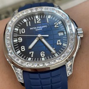 Đồng Hồ Patek Philippe Aquanaut 5168G Nam Dây Cao Su Nhà Máy GR 42mm (9)