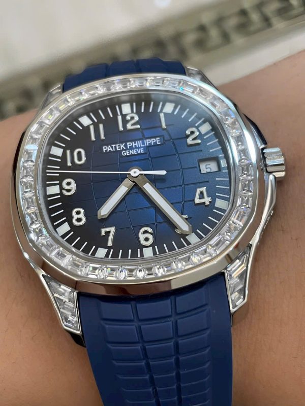 Đồng Hồ Patek Philippe Aquanaut 5168G Nam Dây Cao Su Nhà Máy GR 42mm (9)