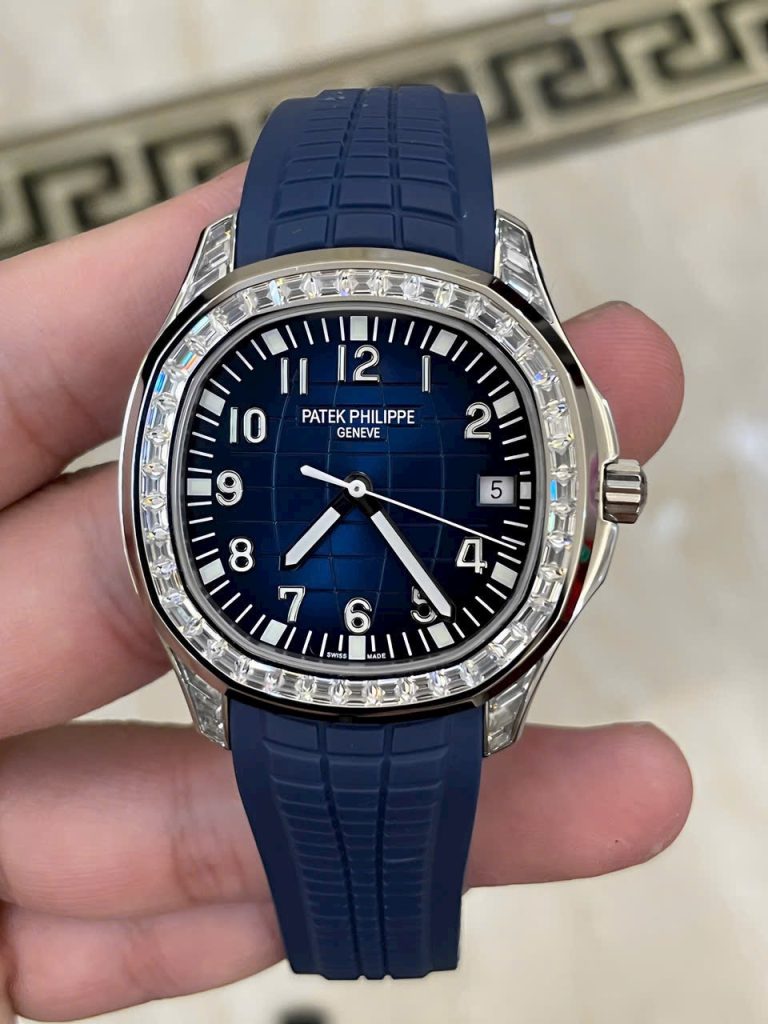 Đồng Hồ Patek Philippe Aquanaut 5168G Nam Dây Cao Su Nhà Máy GR 42mm (9)