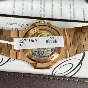 Đồng Hồ Patek Philippe Nautilus 5711 Bọc Vàng Hồng Mặt Số Màu Nâu 3KF 40mm