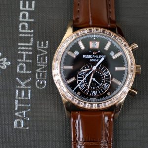 Đồng Hồ Patek Philippe Rep 11 Complications 5961R Đính Đá Mặt Đen (3)