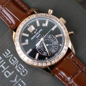 Đồng Hồ Patek Philippe Rep 11 Complications 5961R Đính Đá Mặt Đen (3)