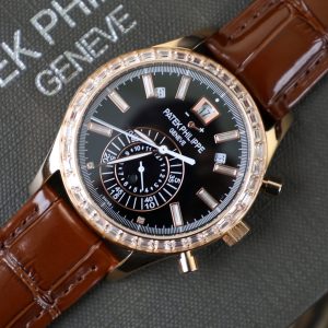 Đồng Hồ Patek Philippe Rep 11 Complications 5961R Đính Đá Mặt Đen (3)