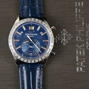 Đồng Hồ Patek Philippe Rep 11 Complications 5961P Màu Xanh Dương Đính Đá (6)