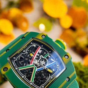 Đồng Hồ Richard Mille RM67-02 Replica Cao Cấp Màu Xanh Lá Cây 39x48mm (3)