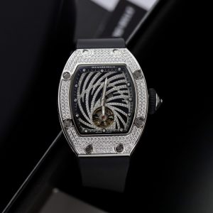 Đồng Hồ Richard Mille Rep 11 RM51-02 Đính Đá Dây Cao Su Màu Đen 40mm (7)