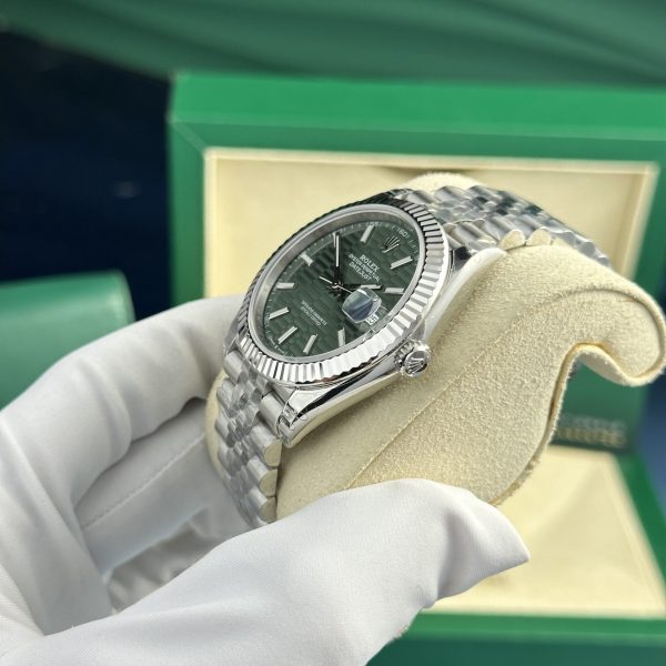 Đồng Hồ Rolex Nam Rep 11 DateJust 126334 Mặt Số Gấp Nếp VS Factory 41mm