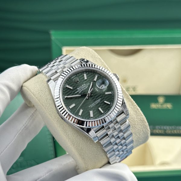 Đồng Hồ Rolex Nam Rep 11 DateJust 126334 Mặt Số Gấp Nếp VS Factory 41mm