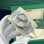 Đồng Hồ Rolex Nam Rep 11 DateJust 126334 Mặt Số Xám Bạc VS Factory 41mm