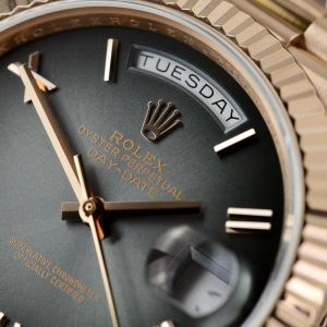 Đồng Hồ Rolex Nam Rep 11 Day-Date Gray Ombre 185 Grams Nhà Máy QF 40mm (1)