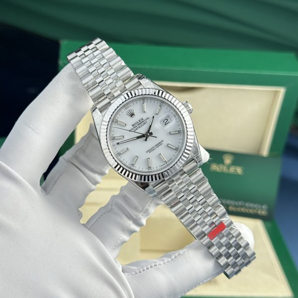 Đồng Hồ Rolex Rep 11 DateJust 126334 Mặt Số Số Trắng Nhà Máy VS 41mm