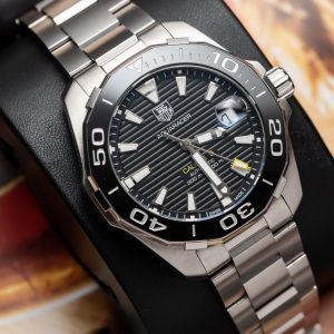 Đồng Hồ Tag Heuer Aquarace Replica 11 Màu Đen Họa Tiết Kẻ 43mm (8)