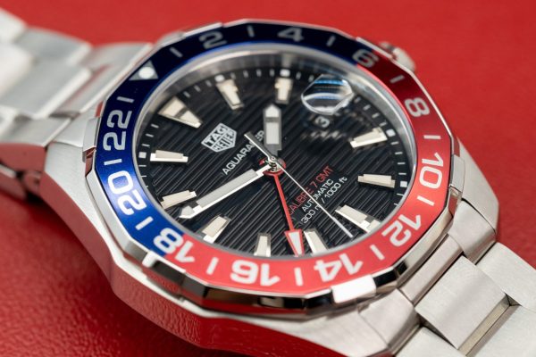 Đồng Hồ Tag Heuer Aquaracer Fake Cao Cấp Niềng Gốm Pepsi 43mm (1)