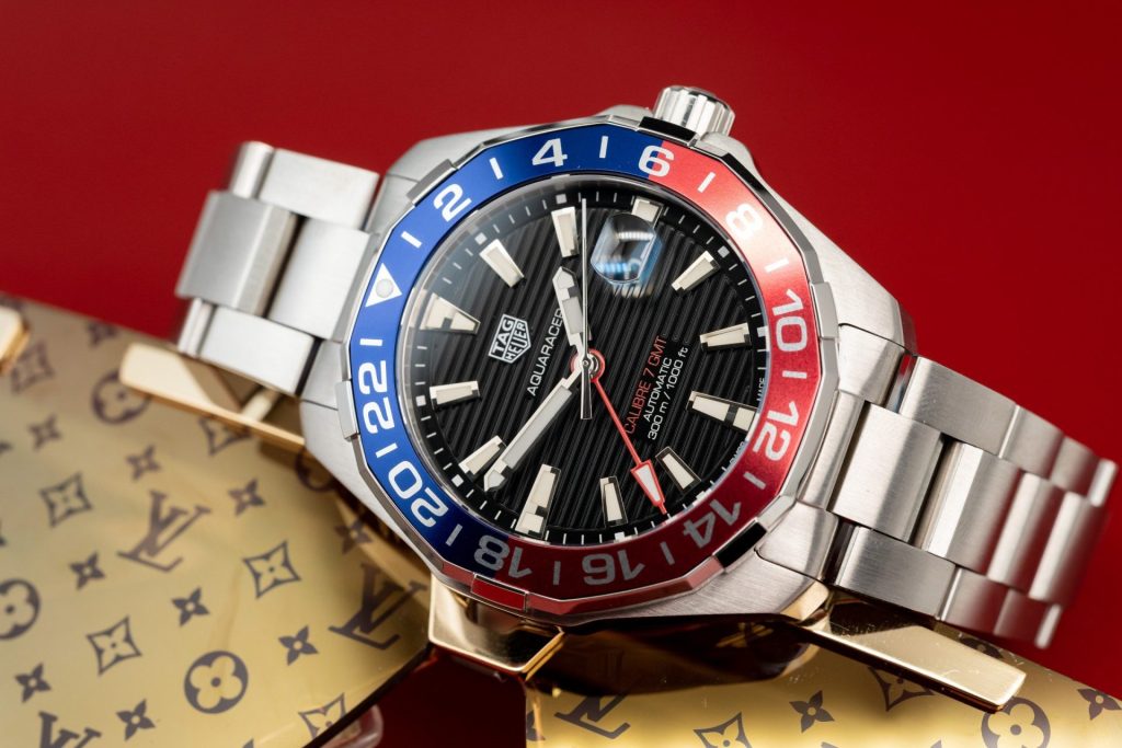 Đồng Hồ Tag Heuer Aquaracer Fake Cao Cấp Niềng Gốm Pepsi 43mm (1)