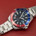 Đồng Hồ Tag Heuer Aquaracer Fake Cao Cấp Niềng Gốm Pepsi 43mm (1)