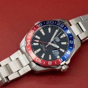 Đồng Hồ Tag Heuer Aquaracer Fake Cao Cấp Niềng Gốm Pepsi 43mm (1)