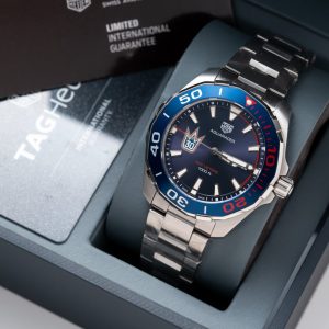 Đồng Hồ Tag Heuer Aquaracer Henrik Lundqvist Chế Tác Mặt Xanh 43mm (1)