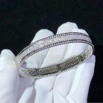 Vòng Tay Van Cleef And Arpels Kim Cương Tự Nhiên Vàng Trắng 18K Tuỳ Chỉnh (2)