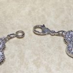 Vòng Tay Van Cleef & Arpels Alhambra 5 Hoạ Tiết Chế Tác Kim Cương Vàng Trắng 18K (2)