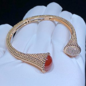 Vòng Tay Van Cleef & Arpels Perlée Couleurs Chế Tác Đá Quý Kim Cương Tự Nhiên Vàng 18K (2)