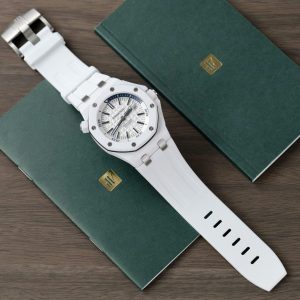 Audemars Piguet Royal Oak Offshore 15707CB Replica 11 Gốm Trắng ZF Factory 42mm (2)