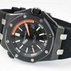 Đồng Hồ Audemars Piguet Chế Tác Royal Oak Offshore Diver 15707CE Gốm Đen 42mm (2)