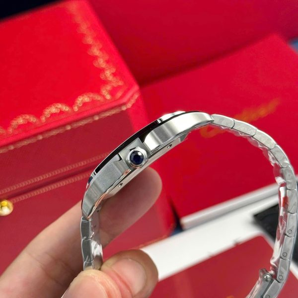 Đồng Hồ Cartier Santos WSSA0064 Replica 11 Mặt Nâu BV Factory 39 (2)