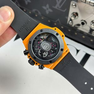 Đồng Hồ Hubot Big Bang Unico Orange Ceramic Chế Tác Nhà Máy BBF 42mm (2)