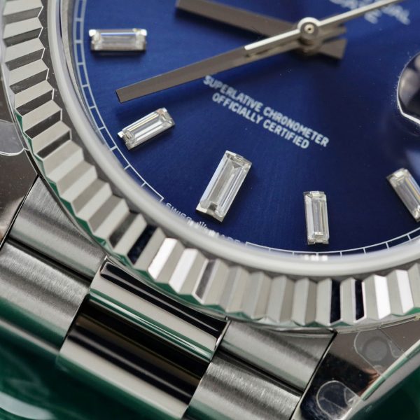 Đồng Hồ Rolex Day-Date 228236 Mặt Xanh Blue Trọng Lượng 178gram GM Factory 40mm (2)