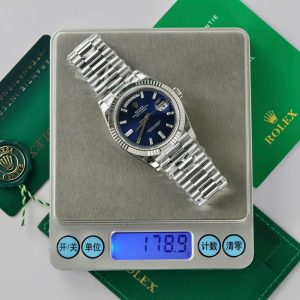 Đồng Hồ Rolex Day-Date 228236 Mặt Xanh Blue Trọng Lượng 178gram GM Factory 40mm (2)