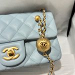 Túi Xách Chanel Classic Chuông Like Auth Nữ Da Thật Khoá Vàng 20cm (2)