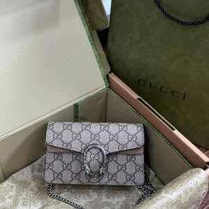 Túi Xách Gucci Dionysus Mini Hoạ Tiết Monogram Siêu Cấp 16.5x10x4 (2)