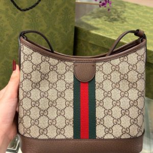 Túi Xách Gucci Ophidia Hobo Siêu Cấp Hoạ Tiết Monogram 23x21x12cm (2)