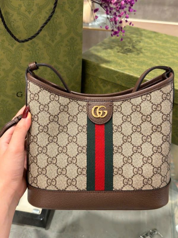 Túi Xách Gucci Ophidia Hobo Siêu Cấp Hoạ Tiết Monogram 23x21x12cm (2)