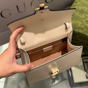 Túi Xách Gucci Sylvie Nữ Màu Trắng Siêu Cấp 41x27x15cm (2)