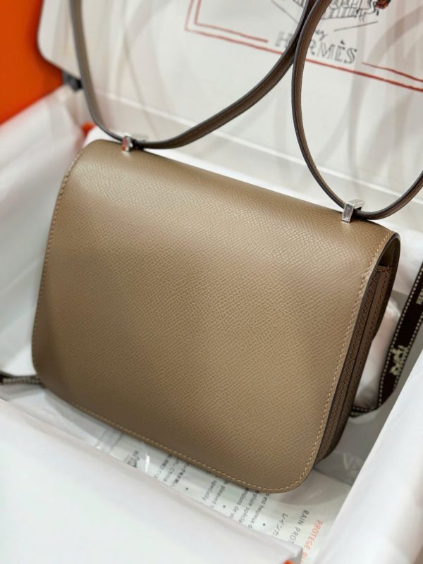 Túi Xách Hermes Constance Like Auth Nữ Khoá Bạc 18cm (2)