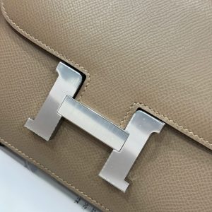 Túi Xách Hermes Constance Like Auth Nữ Khoá Bạc 18cm (2)