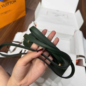 Túi Xách Hermes Constance Nữ Màu Xanh Rêu Like Auth 18cm (2)