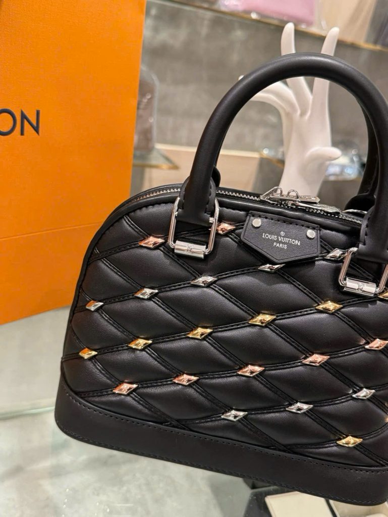 Túi Xách Louis Vuitton LV Alma BB Siêu Cấp Nữ Màu Đen 23.5x17.5x11 (2)