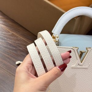 Túi Xách Louis Vuitton LV Capucines Mini Nữ Da Bò Siêu Cấp 21cm (2)